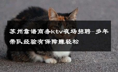 苏州靠谱商务ktv夜场招聘-多年带队经验有保障赚轻松 