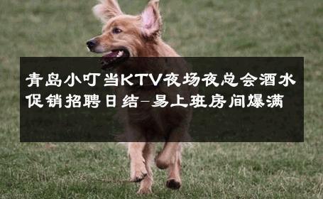 青岛小叮当KTV夜场夜总会酒水促销招聘日结-易上班房间爆满 