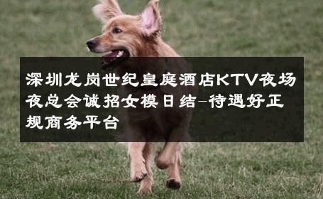 深圳龙岗世纪皇庭酒店KTV夜场夜总会诚招女模日结-待遇好正规商务平台 