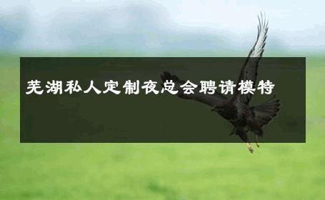 芜湖私人定制夜总会聘请模特 