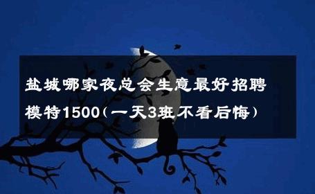 盐城哪家夜总会生意最好招聘模特1500(一天3班不看后悔) 