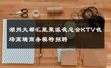 湖州大都汇星聚派夜总会KTV夜场高端商务模特招聘 
