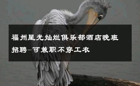 福州星光灿烂俱乐部酒店晚班招聘-可兼职不穿工衣 