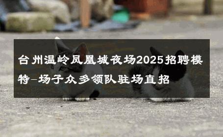 台州温岭凤凰城夜场2025招聘模特-场子众多领队驻场直招 