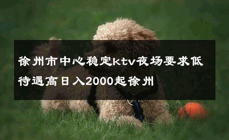 徐州市中心稳定ktv夜场要求低待遇高日入2000起徐州 