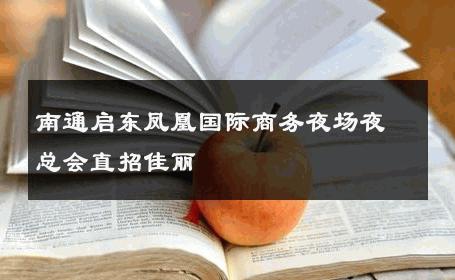 南通启东凤凰国际商务夜场夜总会直招佳丽 
