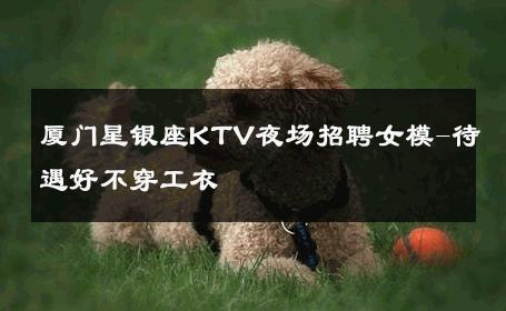 厦门星银座KTV夜场招聘女模-待遇好不穿工衣 
