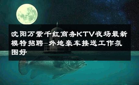 沈阳万紫千红商务KTV夜场最新模特招聘-外地豪车接送工作氛围好 