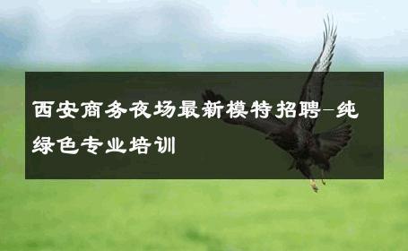 西安商务夜场最新模特招聘-纯绿色专业培训 