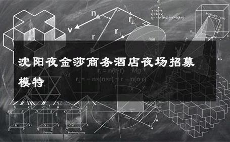 沈阳夜金莎商务酒店夜场招募模特 
