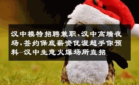 汉中模特招聘兼职,汉中高端夜场,签约保底薪资优渥超乎你预料-汉中生意火爆场所直招