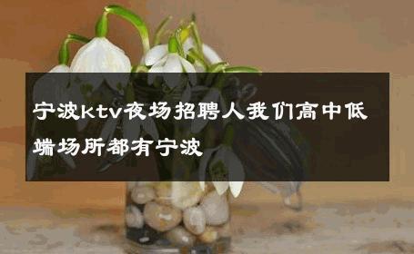 宁波ktv夜场招聘人我们高中低端场所都有宁波 