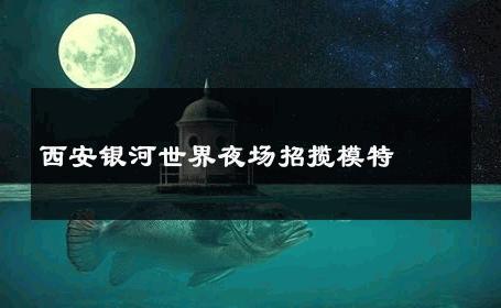 西安银河世界夜场招揽模特 