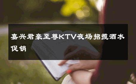 嘉兴君豪至尊KTV夜场招揽酒水促销 