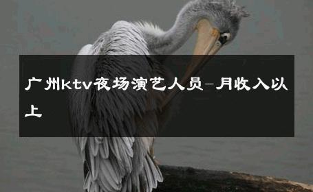 广州ktv夜场演艺人员-月收入以上 
