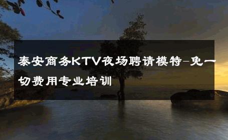 泰安商务KTV夜场聘请模特-免一切费用专业培训 
