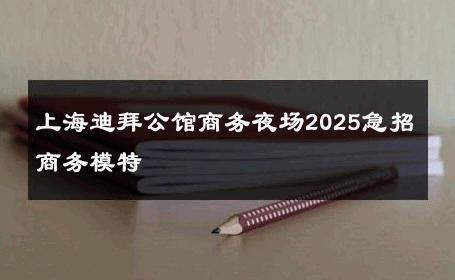 上海迪拜公馆商务夜场2025急招商务模特 