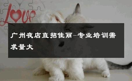 广州夜店直招佳丽-专业培训需求量大 