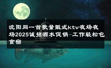 沈阳同一首歌量贩式ktv夜场夜场2025诚招酒水促销-工作轻松包食宿 