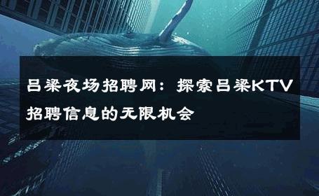 吕梁夜场招聘网：探索吕梁KTV招聘信息的无限机会