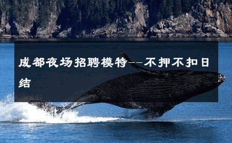 成都夜场招聘模特--不押不扣日结 