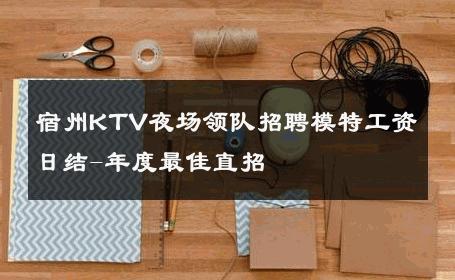 宿州KTV夜场领队招聘模特工资日结-年度最佳直招 