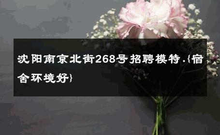 沈阳南京北街268号招聘模特.{宿舍环境好} 