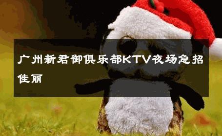 广州新君御俱乐部KTV夜场急招佳丽 