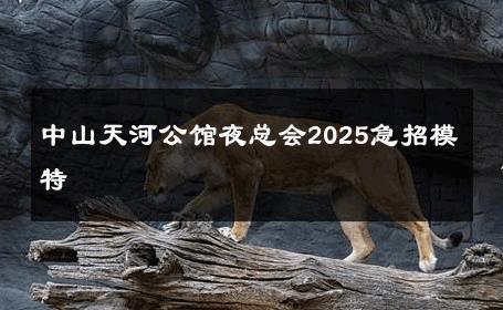 中山天河公馆夜总会2025急招模特 