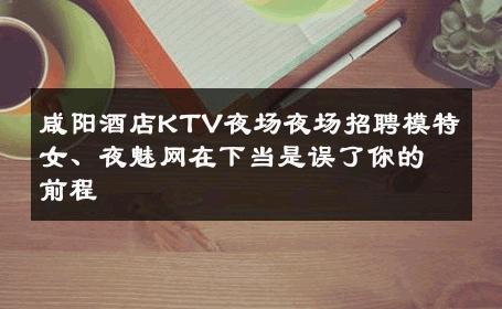 咸阳酒店KTV夜场夜场招聘模特女、夜魅网在下当是误了你的前程 