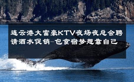 连云港大富豪KTV夜场夜总会聘请酒水促销-包食宿梦想靠自己 