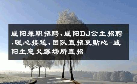 咸阳兼职招聘,咸阳DJ公主招聘,暖心接送,团队直招更贴心-咸阳生意火爆场所直招