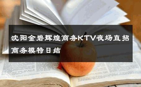 沈阳金碧辉煌商务KTV夜场直招商务模特日结 