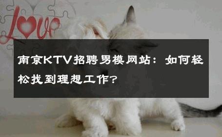 南京KTV招聘男模网站：如何轻松找到理想工作？ 