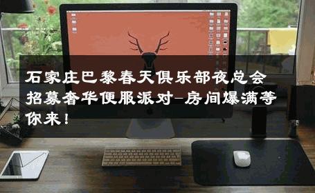 石家庄巴黎春天俱乐部夜总会招募奢华便服派对-房间爆满等你来！ 