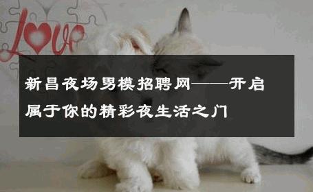 新昌夜场男模招聘网——开启属于你的精彩夜生活之门 