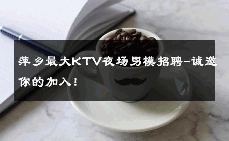 萍乡最大KTV夜场男模招聘-诚邀你的加入！ 