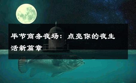 毕节商务夜场：点亮你的夜生活新篇章 