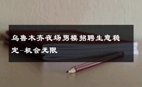 乌鲁木齐夜场男模招聘生意稳定-机会无限 