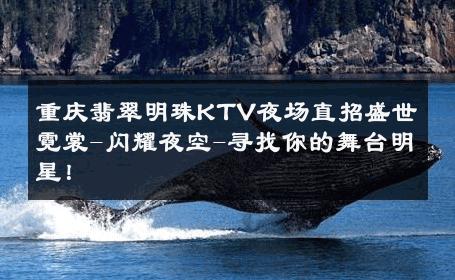 重庆翡翠明珠KTV夜场直招盛世霓裳-闪耀夜空-寻找你的舞台明星！ 