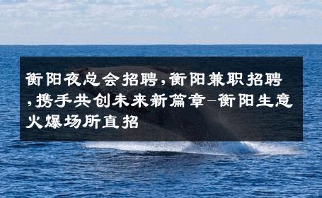 衡阳夜总会招聘,衡阳兼职招聘,携手共创未来新篇章-衡阳生意火爆场所直招