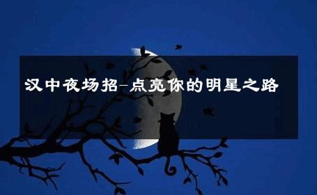 汉中夜场招-点亮你的明星之路 
