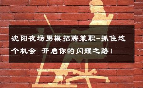 沈阳夜场男模招聘兼职-抓住这个机会-开启你的闪耀之路！ 