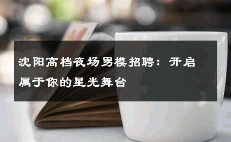 沈阳高档夜场男模招聘：开启属于你的星光舞台 