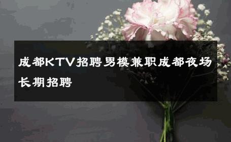 成都KTV招聘男模兼职成都夜场长期招聘 