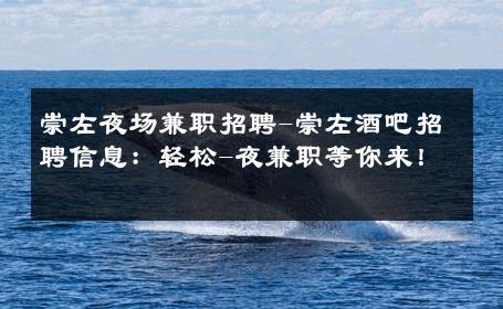 崇左夜场兼职招聘-崇左酒吧招聘信息：轻松-夜兼职等你来！ 