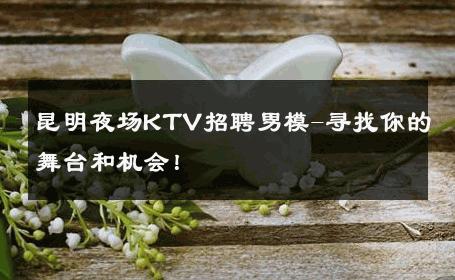 昆明夜场KTV招聘男模-寻找你的舞台和机会！ 
