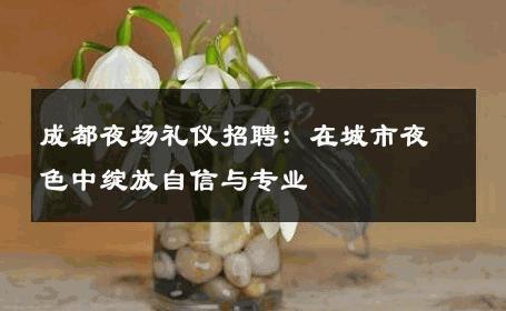成都夜场礼仪招聘：在城市夜色中绽放自信与专业 
