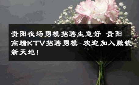 贵阳夜场男模招聘生意好-贵阳高端KTV招聘男模-欢迎加入赚钱新天地！ 