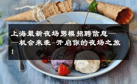 上海最新夜场男模招聘信息——机会来袭-开启你的夜场之旅！ 